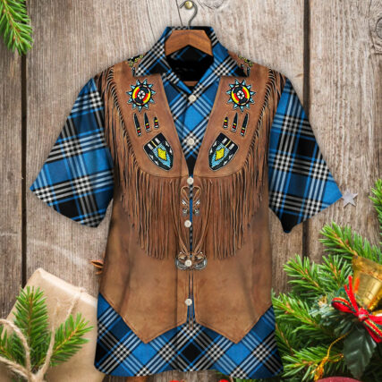 Christmas Santa Native American Jacket - Hawaiian Shirt - Owl Ohh - Owl Ohh
