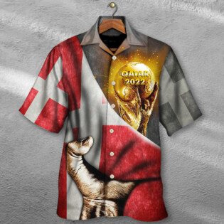World Cup Qatar 2022 Denmark Will Be The Champion - Hawaiian Shirt - Owl Ohh - Owl Ohh