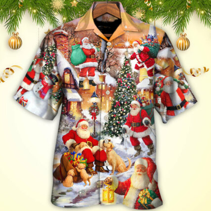 Christmas Santa Claus Story In The Town Gift For Xmas - Hawaiian Shirt - Owl Ohh - Owl Ohh