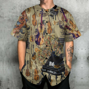 Music All My Life Love It - Baseball Jersey - Owl Ohh - Owl Ohh