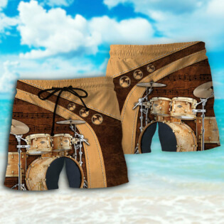 Drum An Old Drummer And A Lovely Lady Stick - Beach Short - Owl Ohh - Owl Ohh