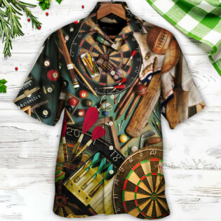 Dart World Okayest Dart Player - Hawaiian Shirt - Owl Ohh - Owl Ohh