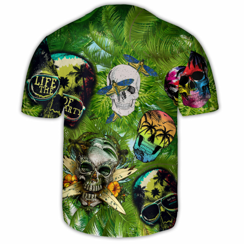 Skull Where There Is Life There Is Hope - Baseball Jersey - Owl Ohh - Owl Ohh