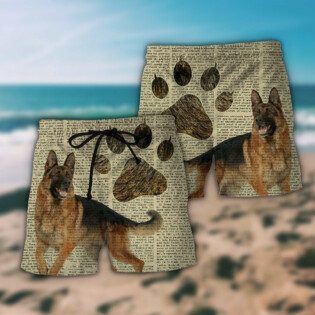 German Shepherd My Cool Dog Various Style - Beach Short - Owl Ohh - Owl Ohh