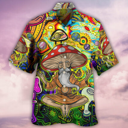 Hippie Mushroom Witch Colorful - Hawaiian Shirt - Owl Ohh - Owl Ohh