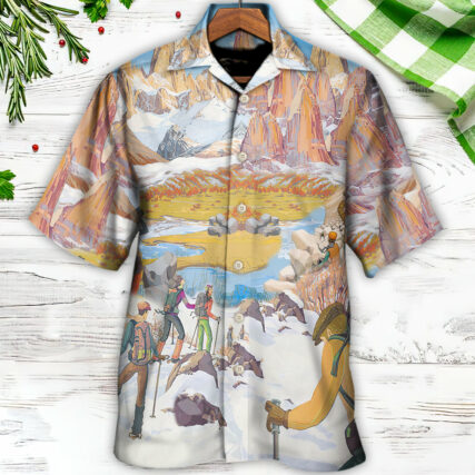 Climbing Life's A Climb But The View Is Great - Hawaiian Shirt - Owl Ohh - Owl Ohh