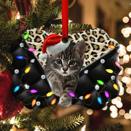Christmas Cat Lover So Amazing Black Style - Horizontal Ornament - Owl Ohh - Owl Ohh