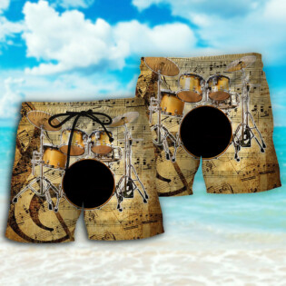 Drum Old Drummer And Lovely Lady Stick - Beach Short - Owl Ohh - Owl Ohh