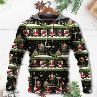 Christmas Santa Claus Big Night - Hoodie - Owl Ohh - Owl Ohh