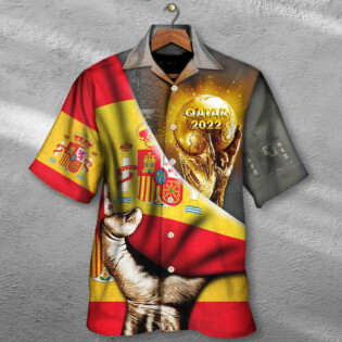 World Cup Qatar 2022 Spain Will Be The Champion - Hawaiian Shirt - Owl Ohh - Owl Ohh