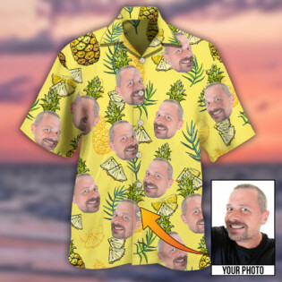 Face Aloha Pineapple Custom Photo - Hawaiian Shirt - Owl Ohh - Owl Ohh