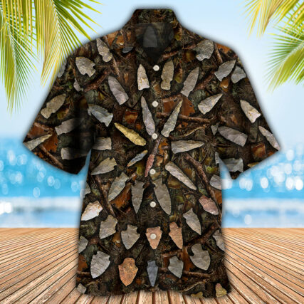 Hunting Arrowhead Hunting Camo Pattern - Hawaiian Shirt - Owl Ohh - Owl Ohh