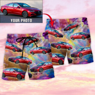 Car Various Style Custom Photo - Beach Short - Owl Ohh - Owl Ohh