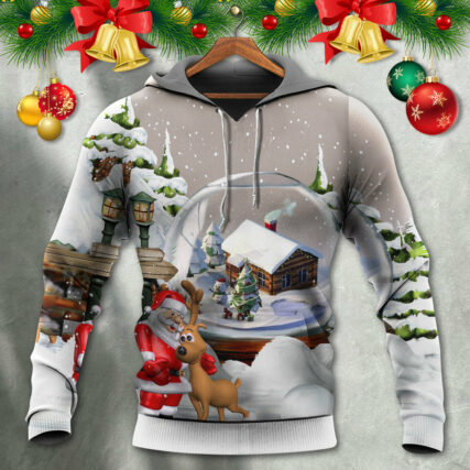 Christmas Santa Giving Christmas For Everyone - Hoodie - Owl Ohh - Owl Ohh