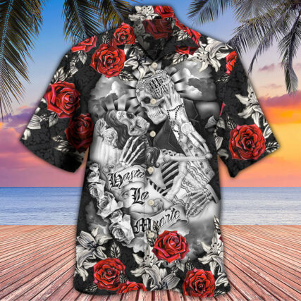 Skull Women's Day, Valentine Gift's Day Art - Hawaiian Shirt - Owl Ohh - Owl Ohh