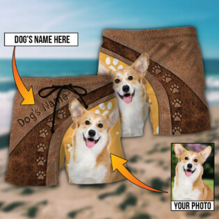 Dog Paw My Lovely Dog Classic Custom Photo Personalized - Beach Short - Owl Ohh - Owl Ohh