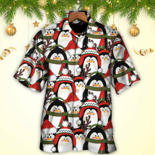 Christmas Penguin Cute Christmas Holiday - Hawaiian Shirt - Owl Ohh - Owl Ohh