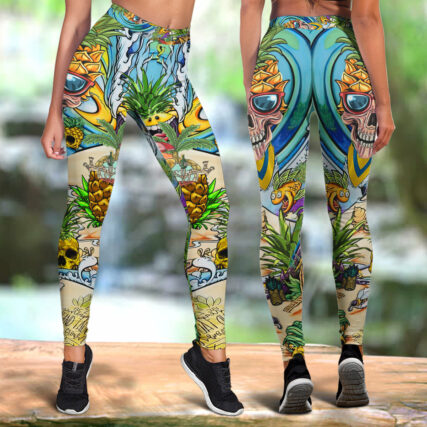 Skull Pineapple Fruit Amazing - Legging - Owl Ohh - Owl Ohh