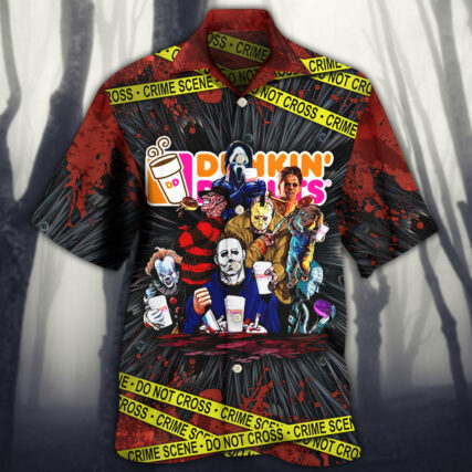 Horror Movie Characters Funny - Hawaiian Shirt - Owl Ohh - Owl Ohh
