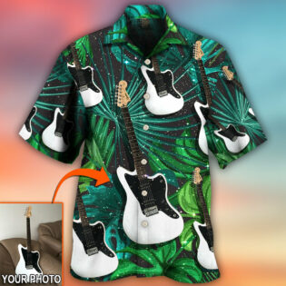 Guitar Various Style Tropical Custom Photo - Hawaiian Shirt - Owl Ohh - Owl Ohh