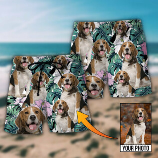 Dog My Sweet Dog Custom Photo - Beach Short - Owl Ohh - Owl Ohh