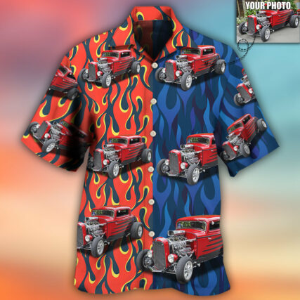 Hot Rod Various Style Custom Photo - Hawaiian Shirt - Owl Ohh - Owl Ohh