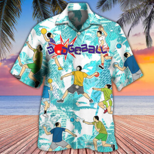Dodgeball Ball Games Tropical Life - Hawaiian Shirt - Owl Ohh - Owl Ohh