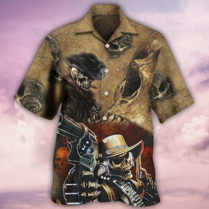 Skull I'm A Grumpy Old Man - Hawaiian Shirt - Owl Ohh - Owl Ohh