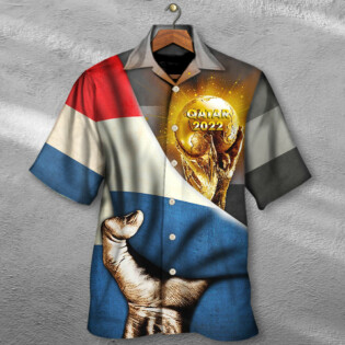 World Cup Qatar 2022 Netherlands Will Be The Champion - Hawaiian Shirt - Owl Ohh - Owl Ohh