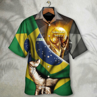 World Cup Qatar 2022 Brazil Will Be The Champion - Hawaiian Shirt - Owl Ohh - Owl Ohh