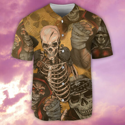 Skull Amazing Boxer - Baseball Jersey - Owl Ohh - Owl Ohh