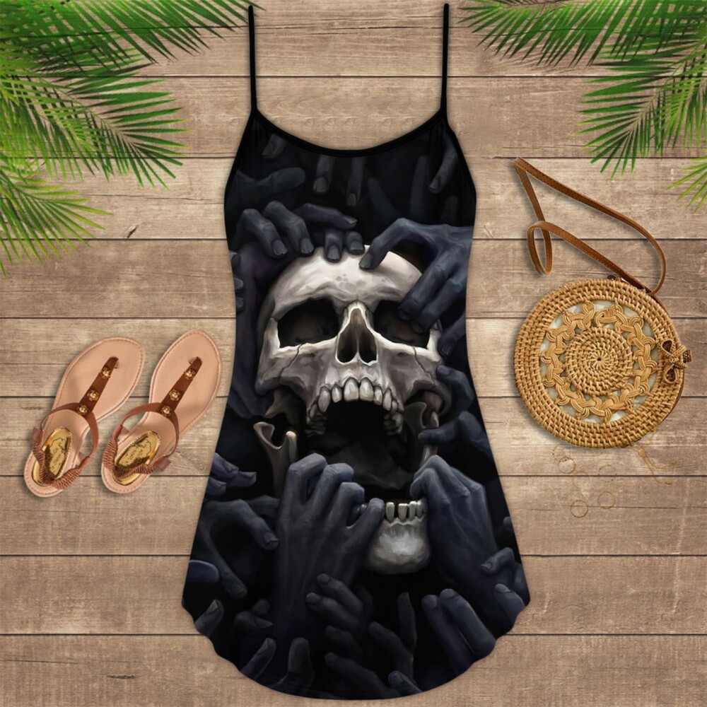 Skull Love Darkness Style - Summer Dress - Owl Ohh - Owl Ohh