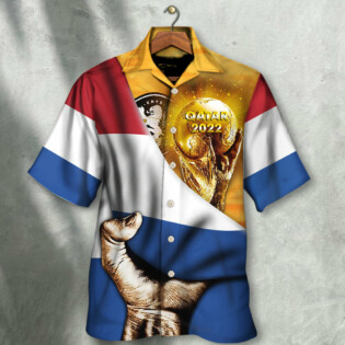 World Cup Qatar 2022 Netherlands Will Be The Champion Flag Vintage - Hawaiian Shirt - Owl Ohh - Owl Ohh