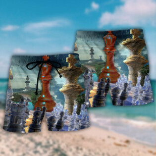 Chess Amazing Life Is A Chess Game Don't Waste A Move - Beach Short - Owl Ohh - Owl Ohh