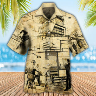 Architect - A Day In The Life Of An Architect - Hawaiian Shirt - Owl Ohh - Owl Ohh