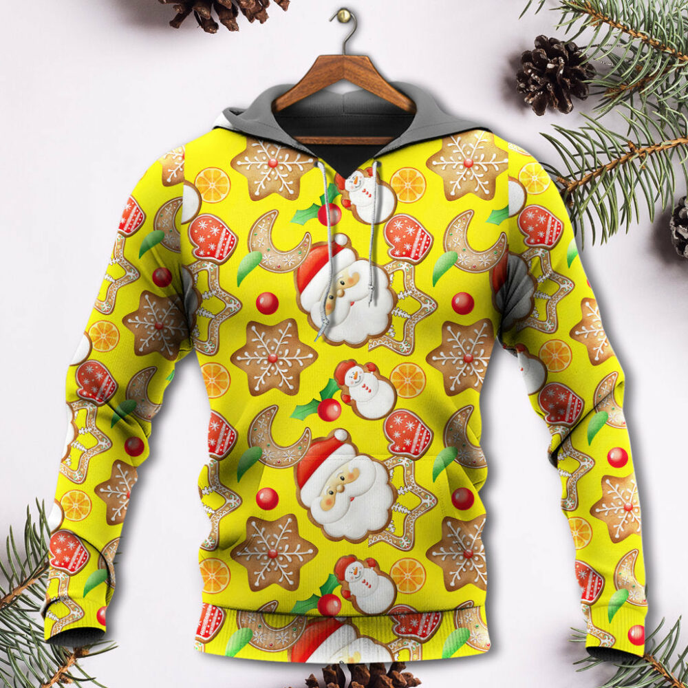 Christmas Santa Snowman Gingerbread And Sweets - Hoodie - Owl Ohh - Owl Ohh