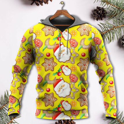 Christmas Santa Snowman Gingerbread And Sweets - Hoodie - Owl Ohh - Owl Ohh