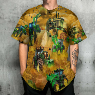 Tractor Better On The Farm - Baseball Jersey - Owl Ohh - Owl Ohh