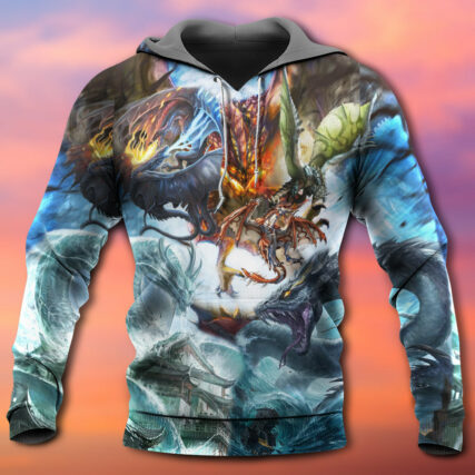 Dragon Battle Of Gods - Hoodie - Owl Ohh - Owl Ohh