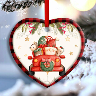 Christmas Merry Christmas Magic Of Christmas - Heart Ornament - Owl Ohh - Owl Ohh