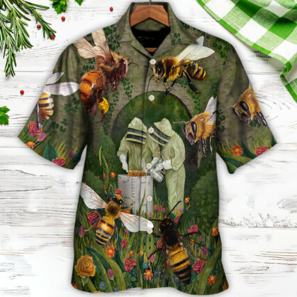Bee Alert Beekeeper Vintage Style - Hawaiian Shirt - Owl Ohh - Owl Ohh