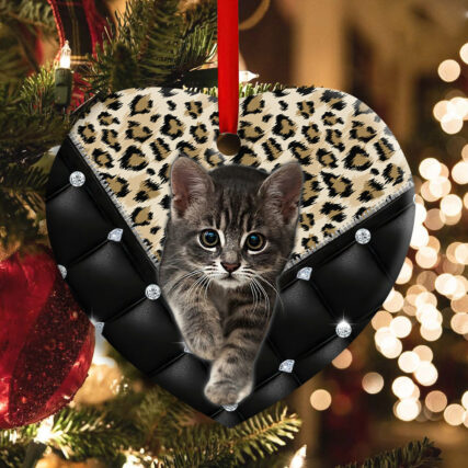 Cat Lover So Amazing Black Style - Heart Ornament - Owl Ohh - Owl Ohh