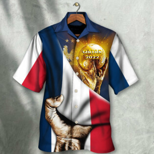 World Cup Qatar 2022 France Will Be The Champion Flag Vintage - Hawaiian Shirt - Owl Ohh - Owl Ohh