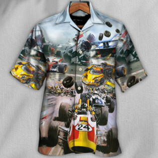 Formula One Car Racing Fast Style - Hawaiian Shirt - Owl Ohh - Owl Ohh