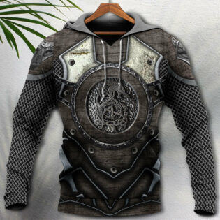 Viking Blood Traditional Style Personalized With Blue - Hoodie - Owl Ohh - Owl Ohh