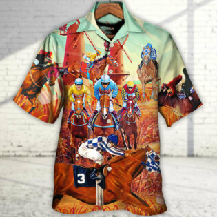 Horse Runs Fast Style - Hawaiian Shirt - Owl Ohh - Owl Ohh