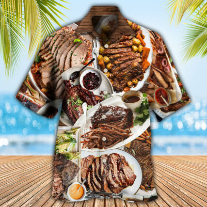 BBQ Brisket Delicious Meal For Life - Hawaiian Shirt - Owl Ohh - Owl Ohh
