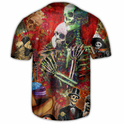 Skull Until We Are Seperated By Death - Baseball Jersey - Owl Ohh - Owl Ohh