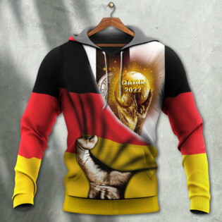 World Cup Qatar 2022 Germany Will Be The Champion Flag Vintage - Hoodie - Owl Ohh - Owl Ohh