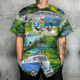 Camping Life Is Best When You Are Camping Van - Baseball Jersey - Owl Ohh - Owl Ohh